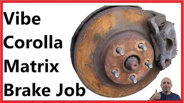 Pontiac Vibe / Toyota Corolla / Работа передних тормозов Matrix