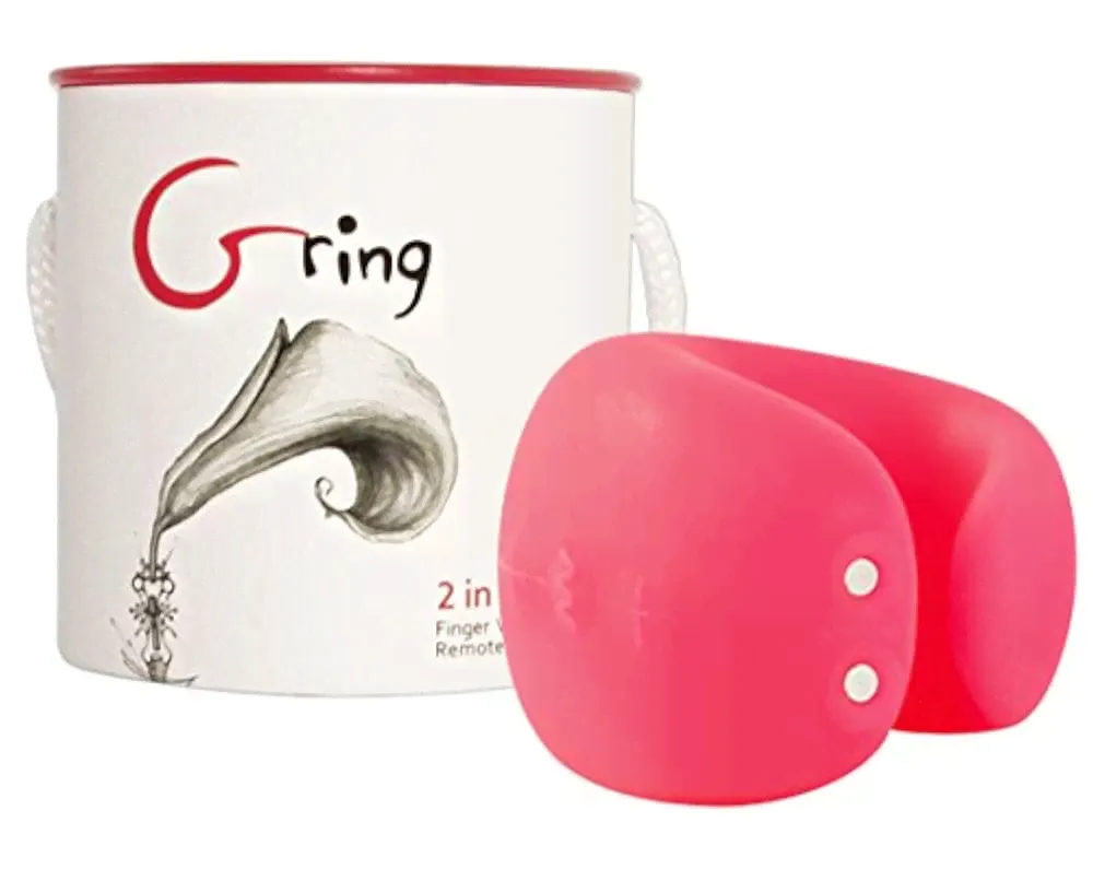 Вибраторы на палец G-Vibe Gring - Finger Vibe - neon rosa, 1 Stück