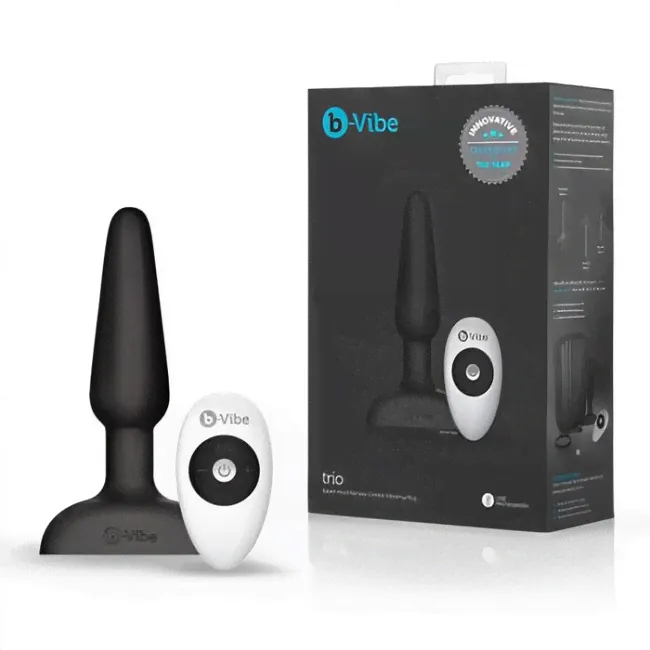 B-vibe Trio Anal Plug - # Black 1 pc
