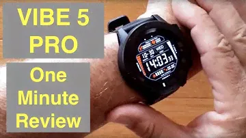 ZEBLAZE VIBE 5 PRO Ruggedized IP67 Waterproof Multi Sport Smart Watch: One Minute Overview