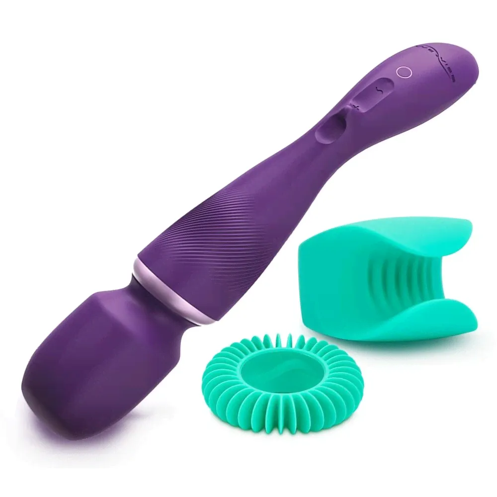 Фиолетовый вибратор-жезл We-Vibe Wand-0