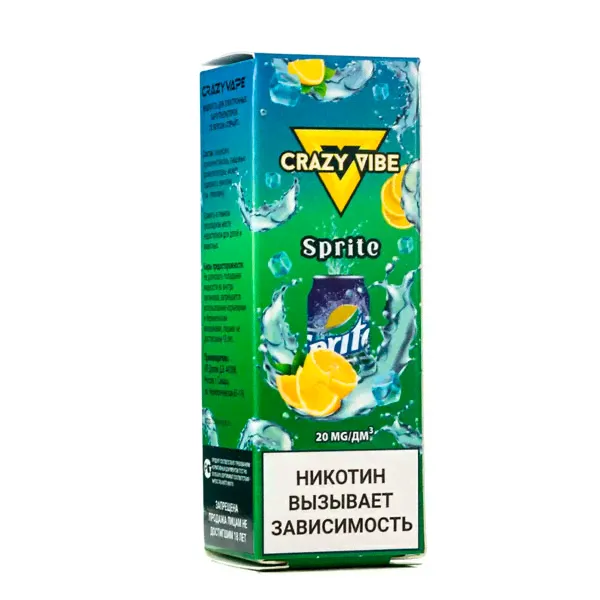 Жидкость Crazy Vibe Salt - Sprite 30мл (20 Strong)