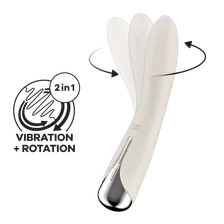 Вращающийся вибратор Satisfyer Spinning Vibe 1, бежевый